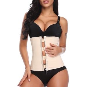 5 LEFT⚡️WAIST TRAINER SALE ⚡️ LATEX ZIP + CLIP WAIST TRAINER ♡ NWT